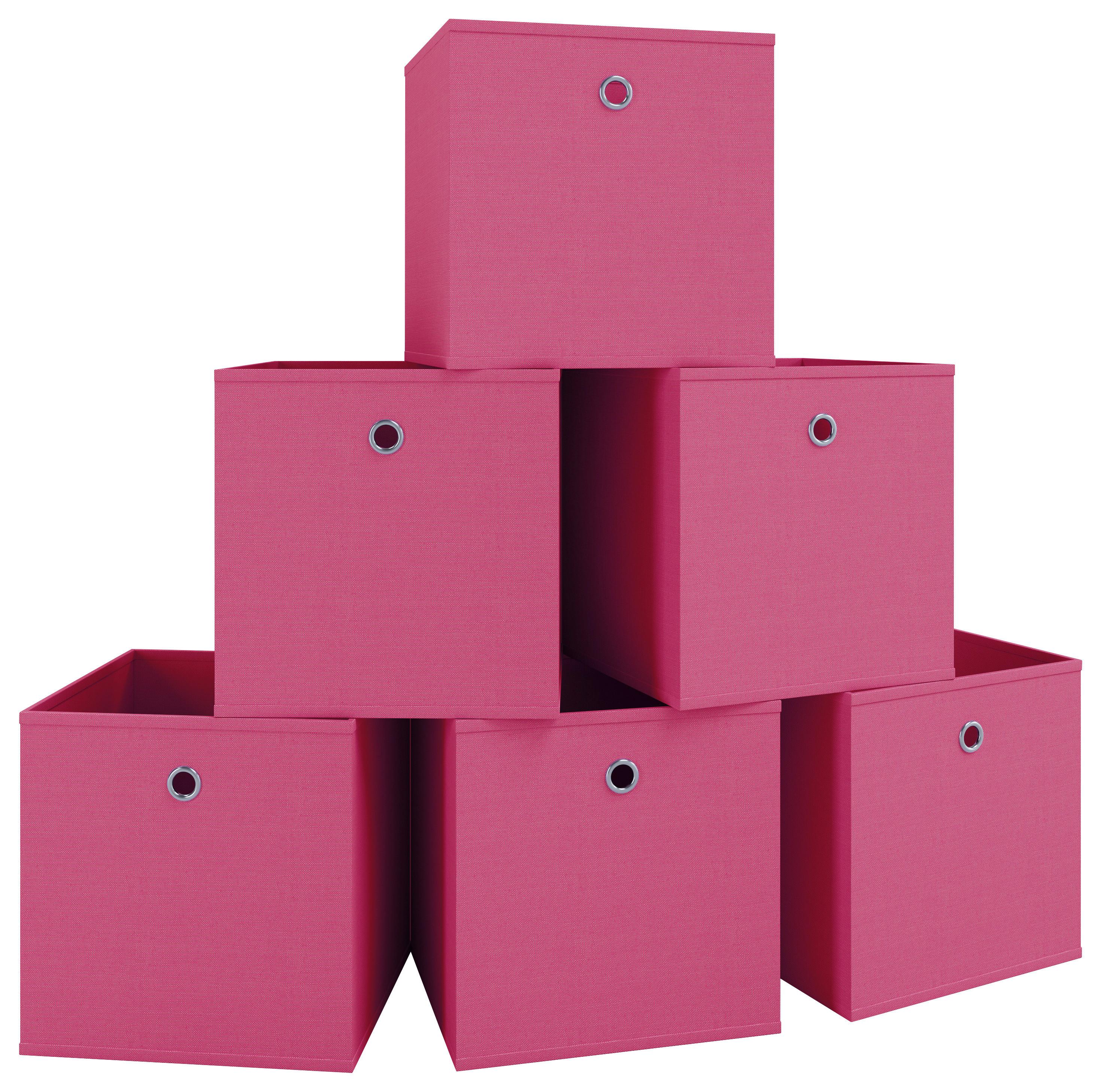 Faltbox Boxas Pink B: 27 Cm - Pink, Basics, Kunststoff (27/28/27cm) - MID.YOU