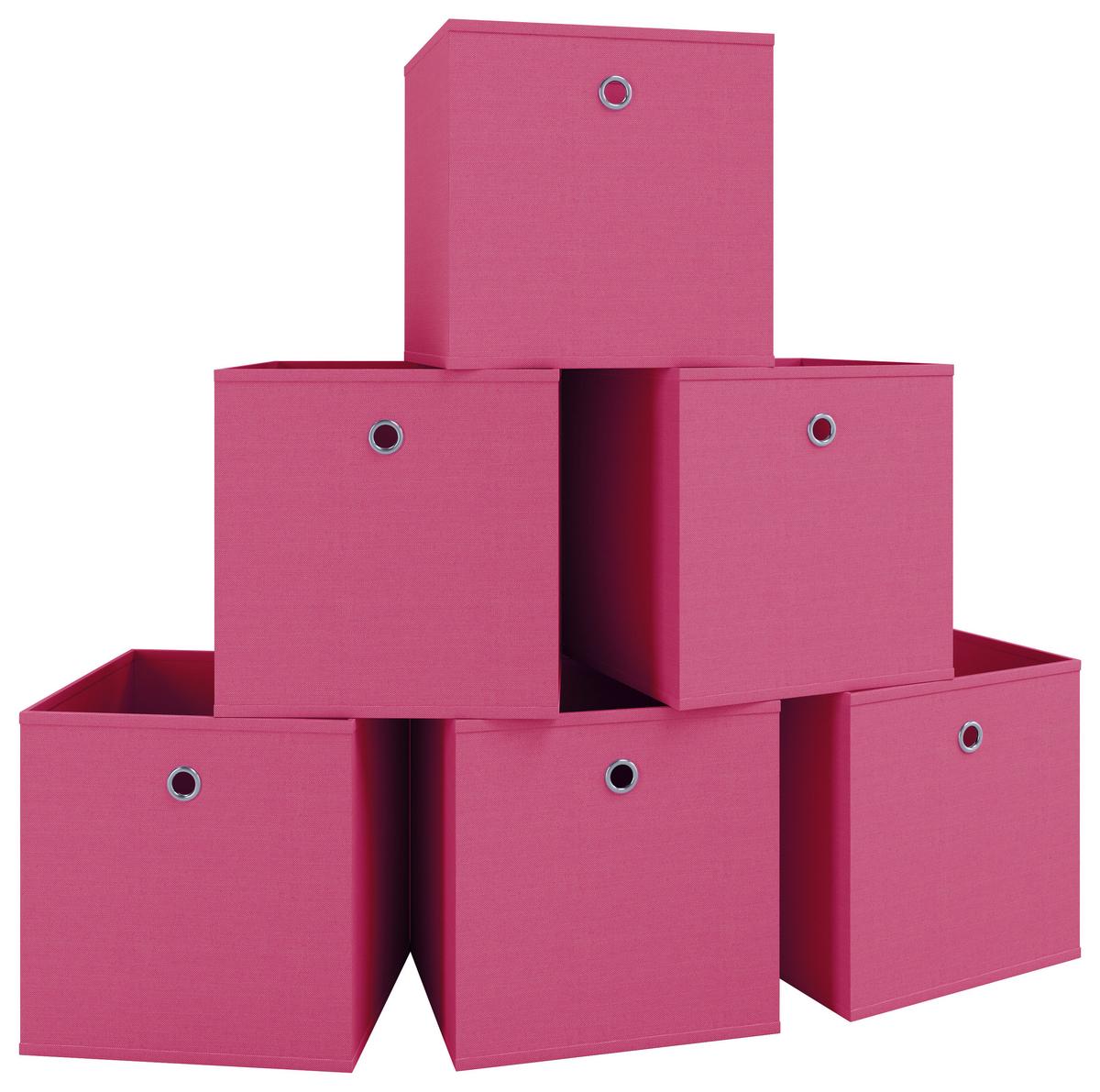 Faltbox Boxas Pink B: 27 Cm - Pink, Basics, Kunststoff (27/28/27cm) - MID.YOU