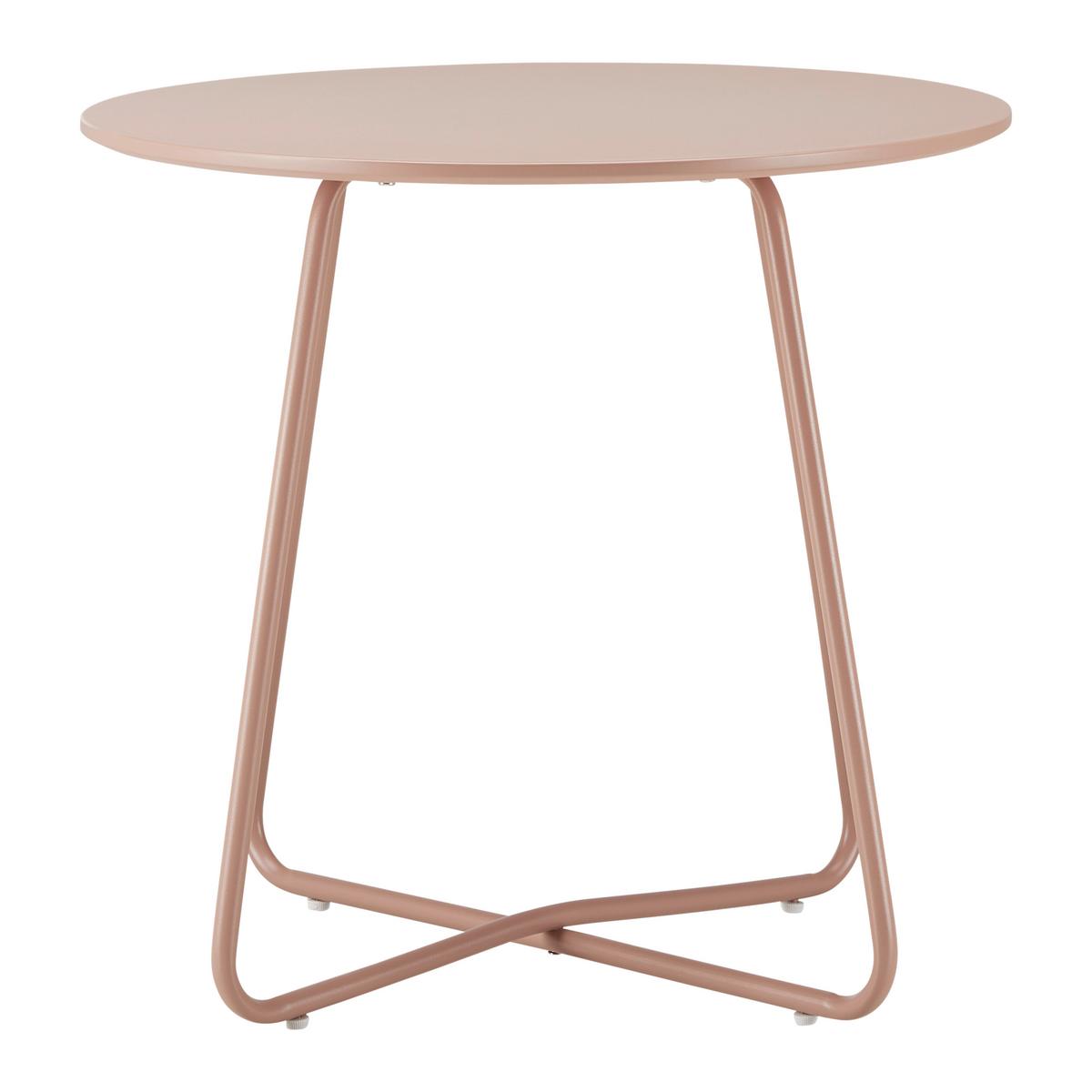 Dětská sedací souprava CASEY růžová - růžová, Moderní, kov/plast (60/56/60cm) - Bessagi Kids