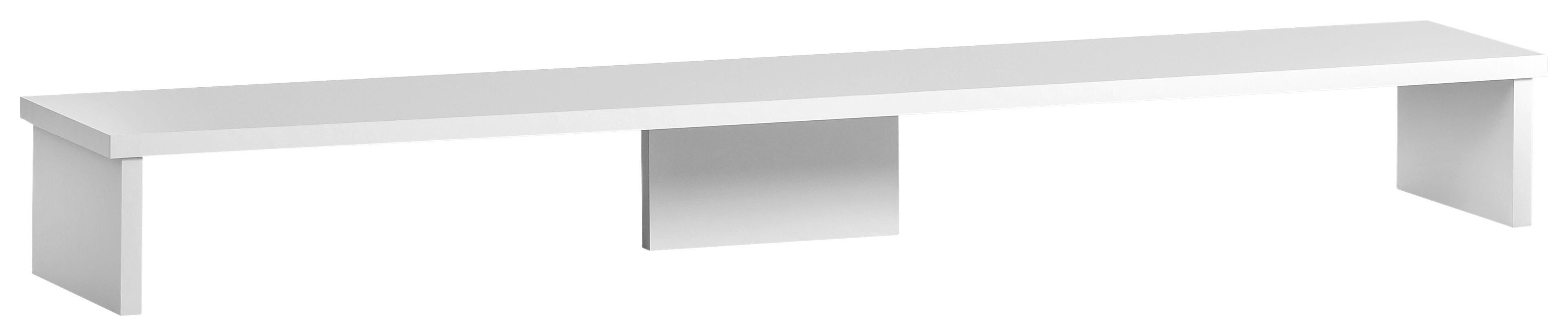 BILDSCHIRMERHÖHUNG NIELS 1100 - Weiß, MODERN, Holzwerkstoff (110/12,7/20cm) - MID.YOU