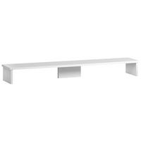 BILDSCHIRMERHÖHUNG NIELS 1100 - Weiß, MODERN, Holzwerkstoff (110/12,7/20cm) - MID.YOU