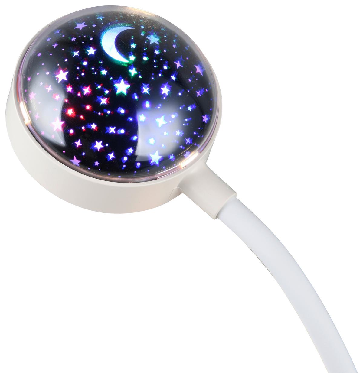 LED-Schreibtischleuchte Meri - Weiß, MODERN, Kunststoff (17/8,5/43,5cm) - BUNINO