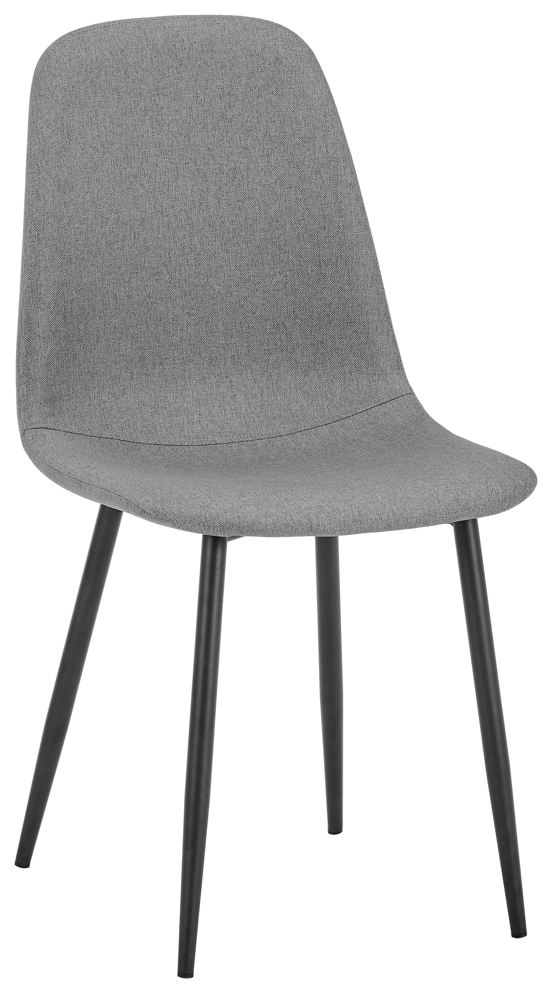 ŽIDLE DANA - černá/tmavě šedá, Lifestyle, kov/textil (44/87/54cm) - Mömax