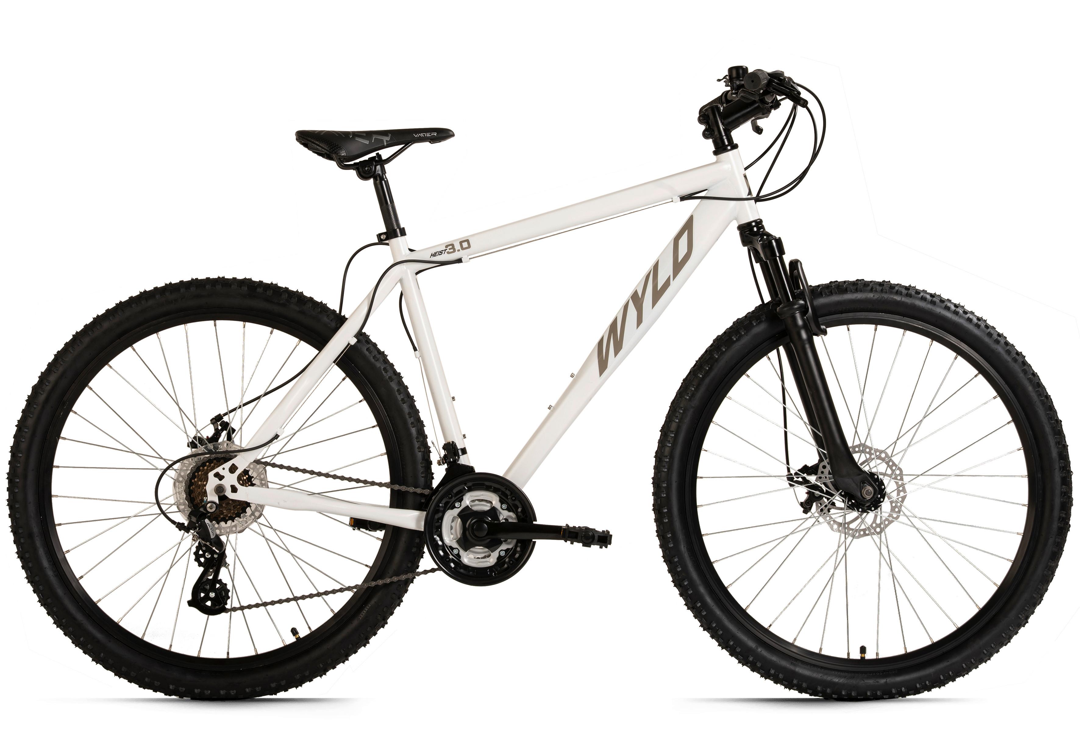 Mountainbike 402m - Weiß, MODERN, Metall (25/140/60cm)