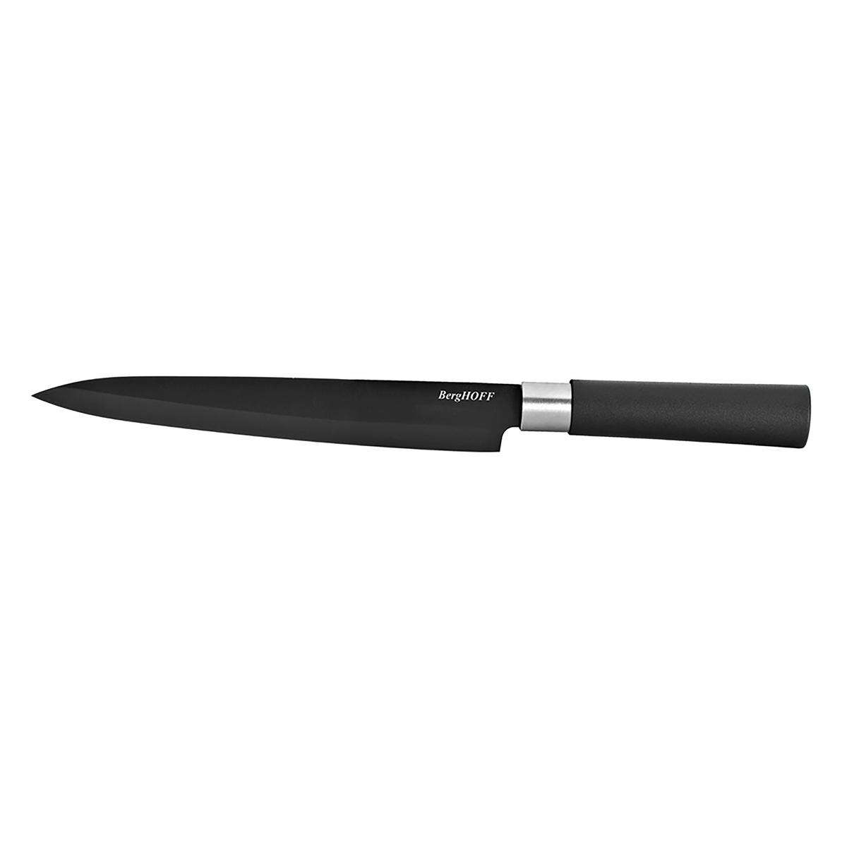 Messerset 4-Teilig Schwarz - Schwarz, Basics, Metall (38,70/16,50/3,60cm)