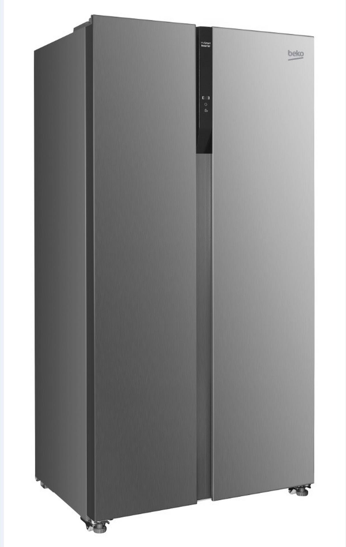 Side-By-Side GNO5323XPN Nutzinhalt gesamt ca. 532 L - Edelstahlfarben, Basics (91/177/67cm) - Beko
