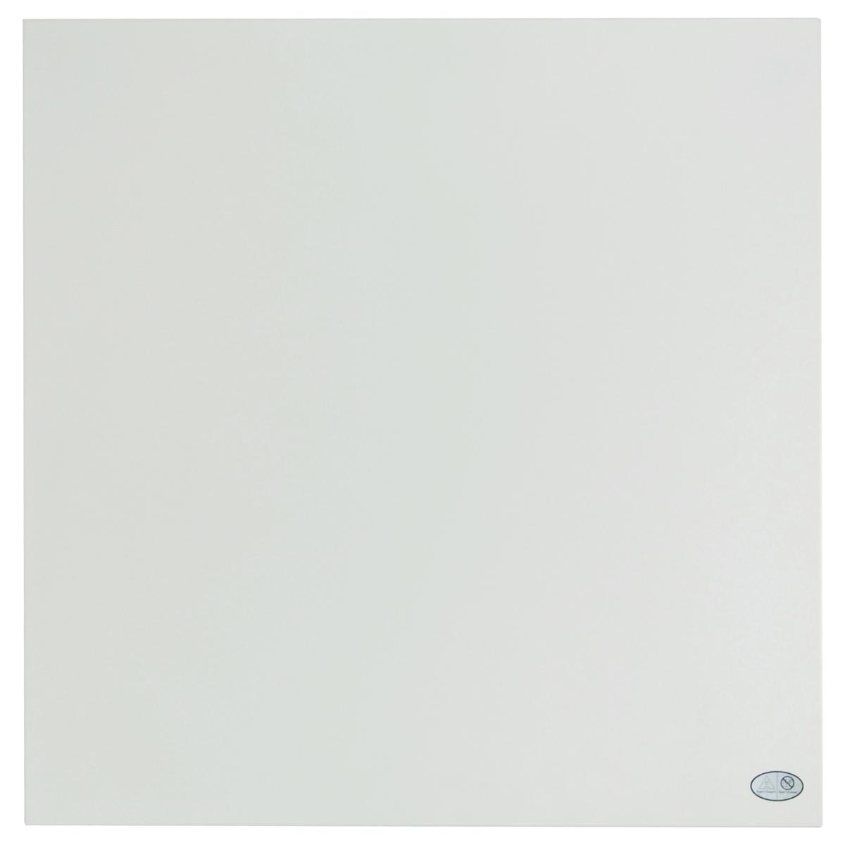 Infrarot Heizung 350 W Raster Weiß 61,5x61,5 Cm - Weiß, Basics, Kunststoff/Metall (61,5/61,5/3,3cm)