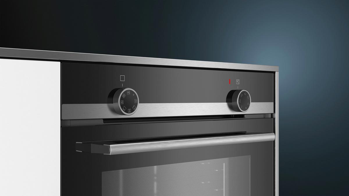 Einbaubackofen Hb510abr1 - Schwarz, Basics (59,5/59,4/54,8cm) - Siemens