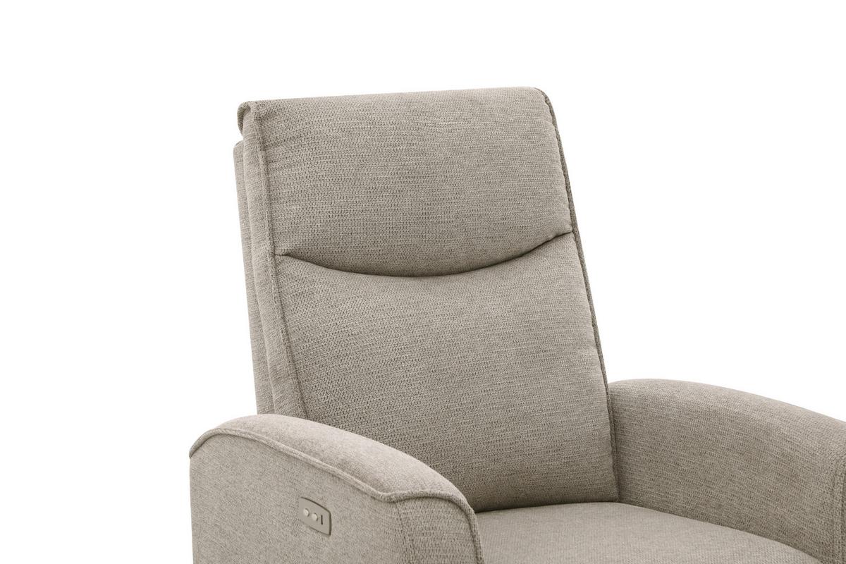 Fernsehsessel Leon Hellbraun mit Relaxfunktion - Hellbraun/Schwarz, Basics, Holz/Kunststoff (80/102/96cm) - Ondega