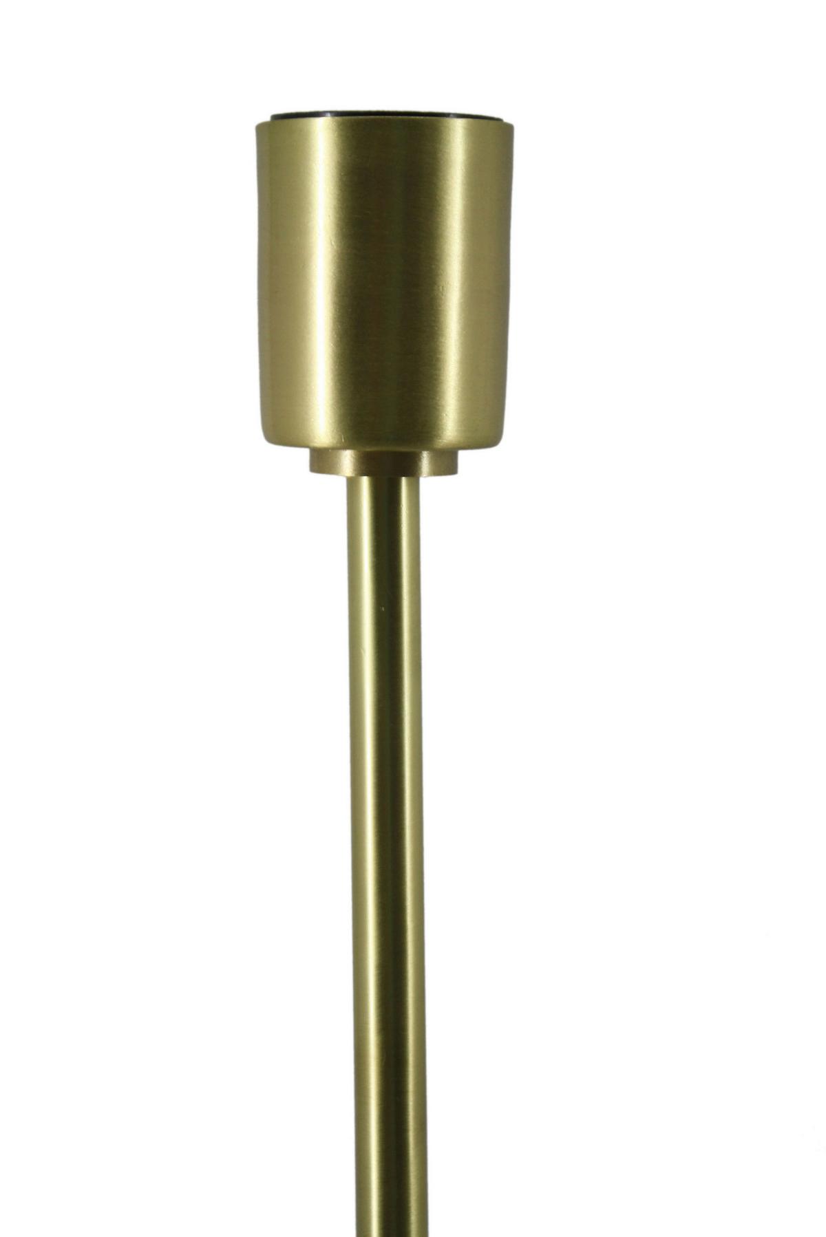 Tischleuchte Carlissa 287 Weiß - Goldfarben/Schwarz, Trend, Metall (58/15/38cm) - Kayoom