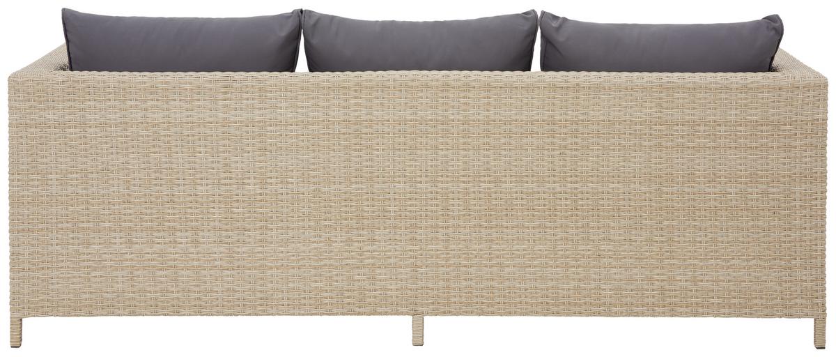 Lounge Garnitúra Santorin - világosbarna/szürke, Modern, műanyag/Üveg - Luca Bessoni