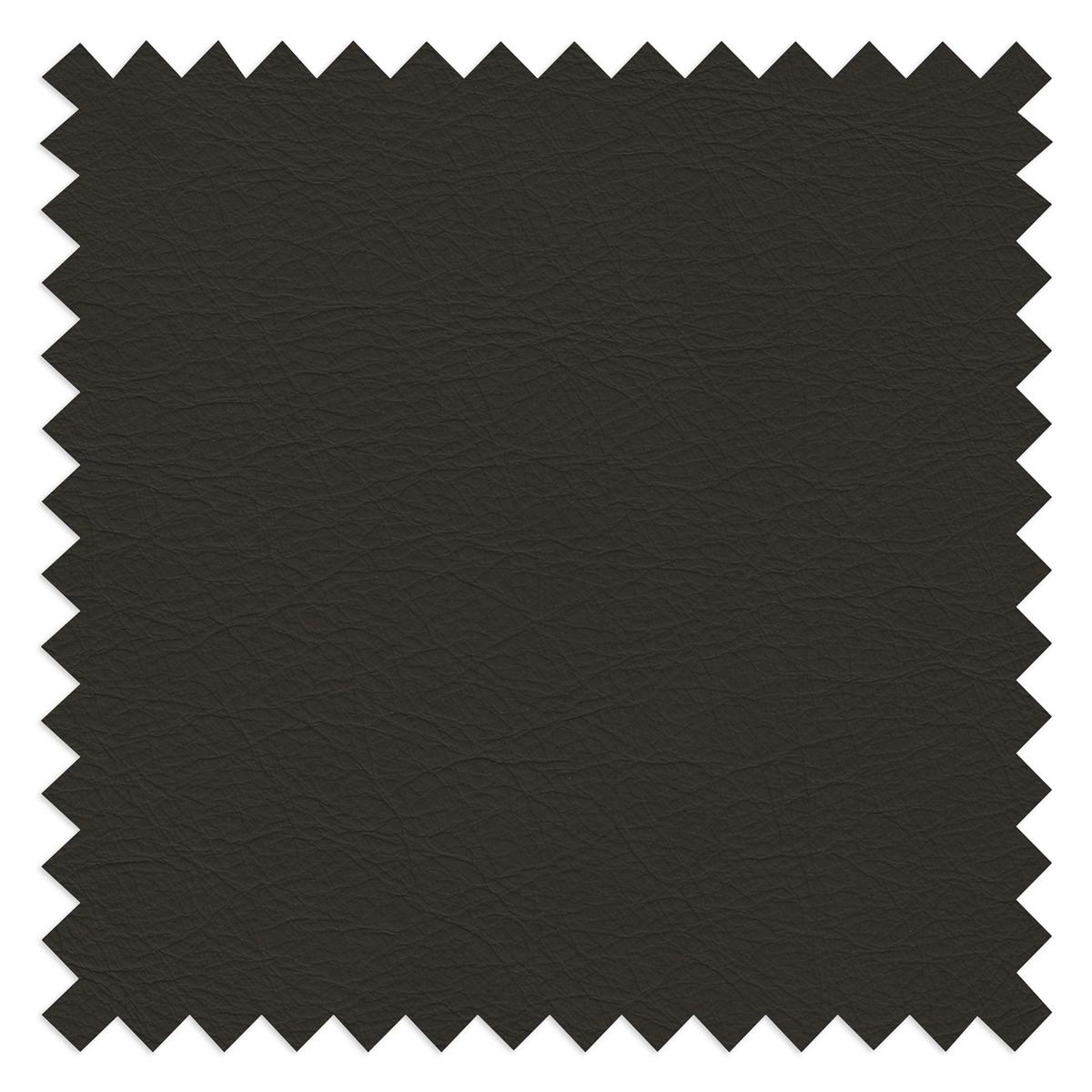 3-Sitzer-Sofa Spring Schwarz Chrom B: 207 cm - Chromfarben/Schwarz, Design, Leder (207/85/92cm) - Livetastic