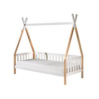 Dětská postel TIPI se zásuvkou - bílá/barvy borovice, Moderní, dřevo/kompozitní dřevo (90/200cm) - MID.YOU
