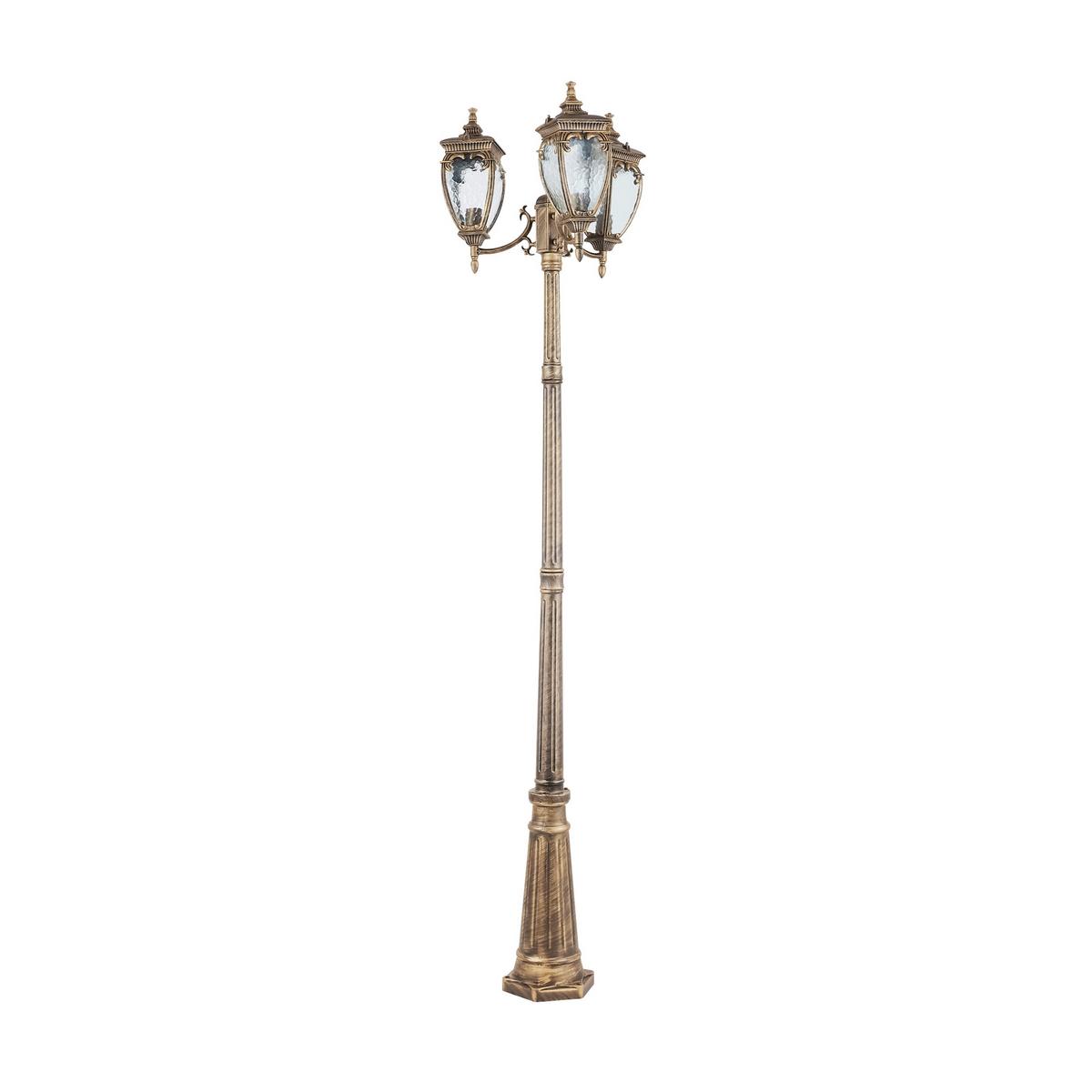 Wegeleuchte Fleur - Goldfarben/Schwarz, Trend, Metall (57/239cm) - MAYTONI