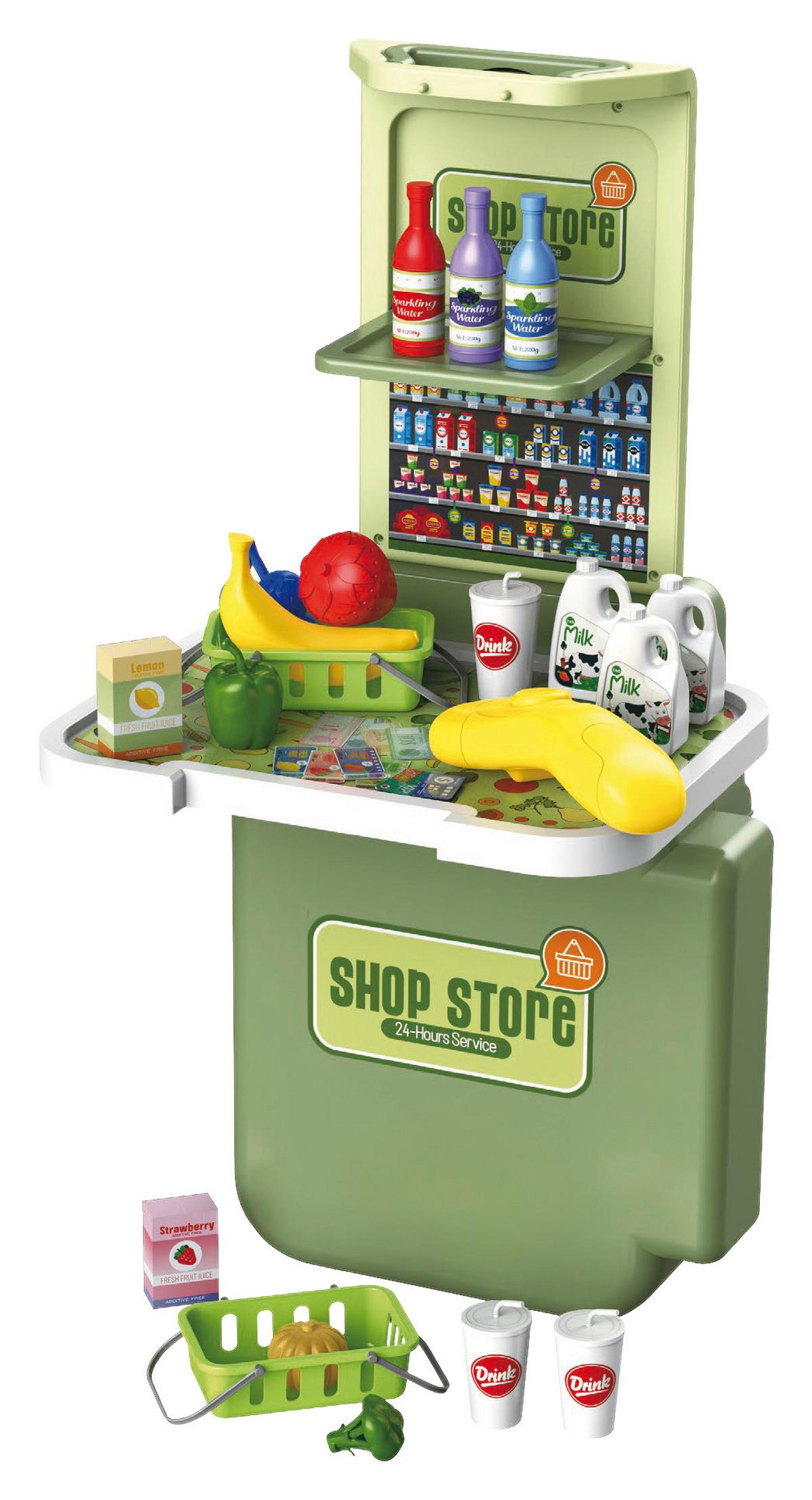 Spielkoffer Shop Store Kunststoff Ab 3 Jahren - Grün, Basics, Kunststoff (51/19/31cm)