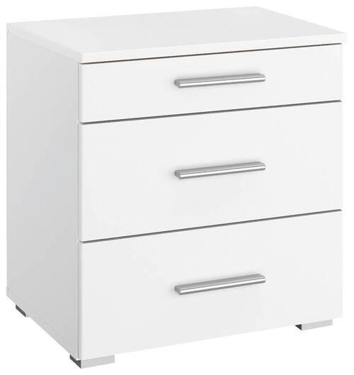 Nachtkästchen Weiß H: 52 Cm Scala - Weiß, KONVENTIONELL, Holzwerkstoff (47/52/42cm) - Rauch Möbel