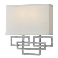 Wandleuchte Lanza 2-Flammig Nickelfarben - Nickelfarben, LIFESTYLE, Metall (25.4/25,4/28,9cm) - Elstead Lighting