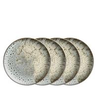 Desserettellerset Carellia Steingut, Grau, 4-Teilig - Grau, Basics, Keramik (23/2,4cm) - Mäser