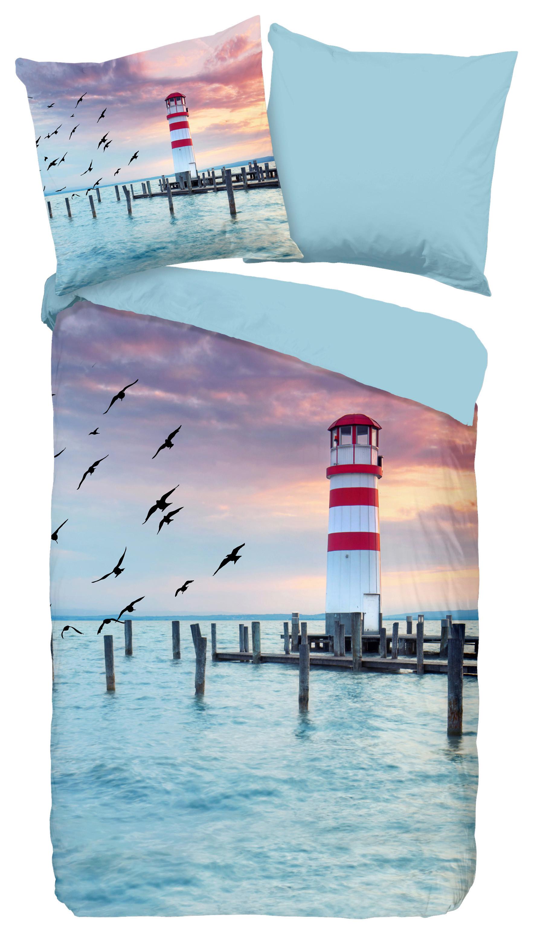 Bettwäsche Lighthouse Multicolor 135x200 cm - Multicolor, Design, Textil (135/200cm)