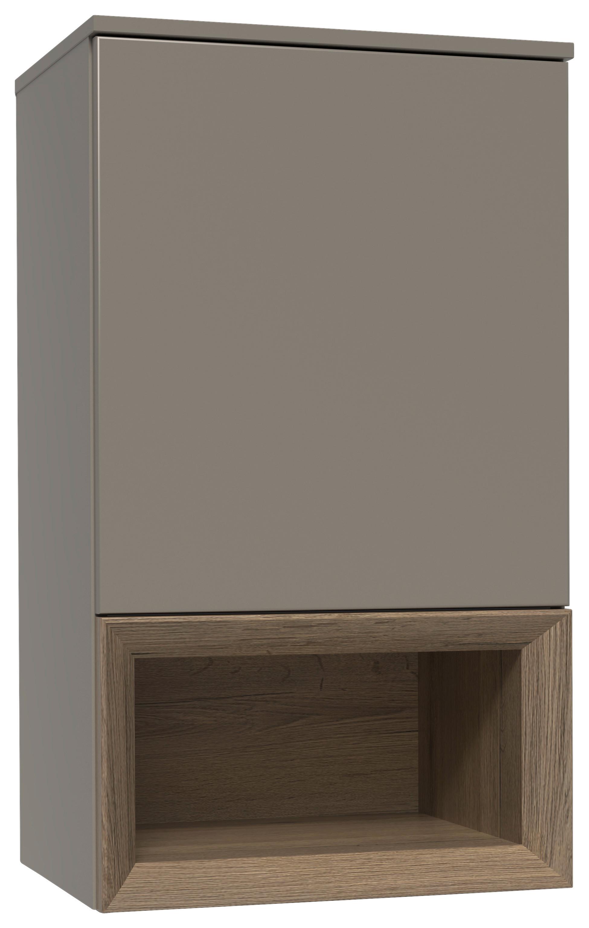 Hängeelement Las Vegas Taupegrau/Eiche Dekor B:50cm - Taupe/Eiche dunkel, MODERN, Holzwerkstoff (50/88/37cm) - Vertico