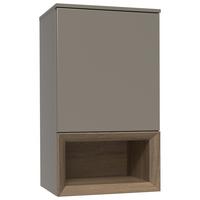 Hängeelement Las Vegas Taupegrau/Eiche Dekor B:50cm - Taupe/Eiche dunkel, MODERN, Holzwerkstoff (50/88/37cm) - Vertico