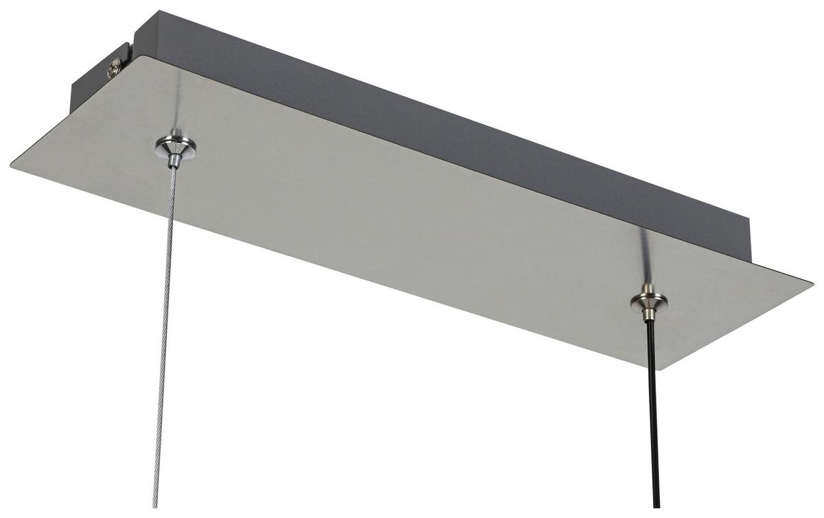 Led-hängeleuchte Josi - Chromfarben/Nickelfarben, Kunststoff/Metall (20/80/120cm) - Luca Bessoni