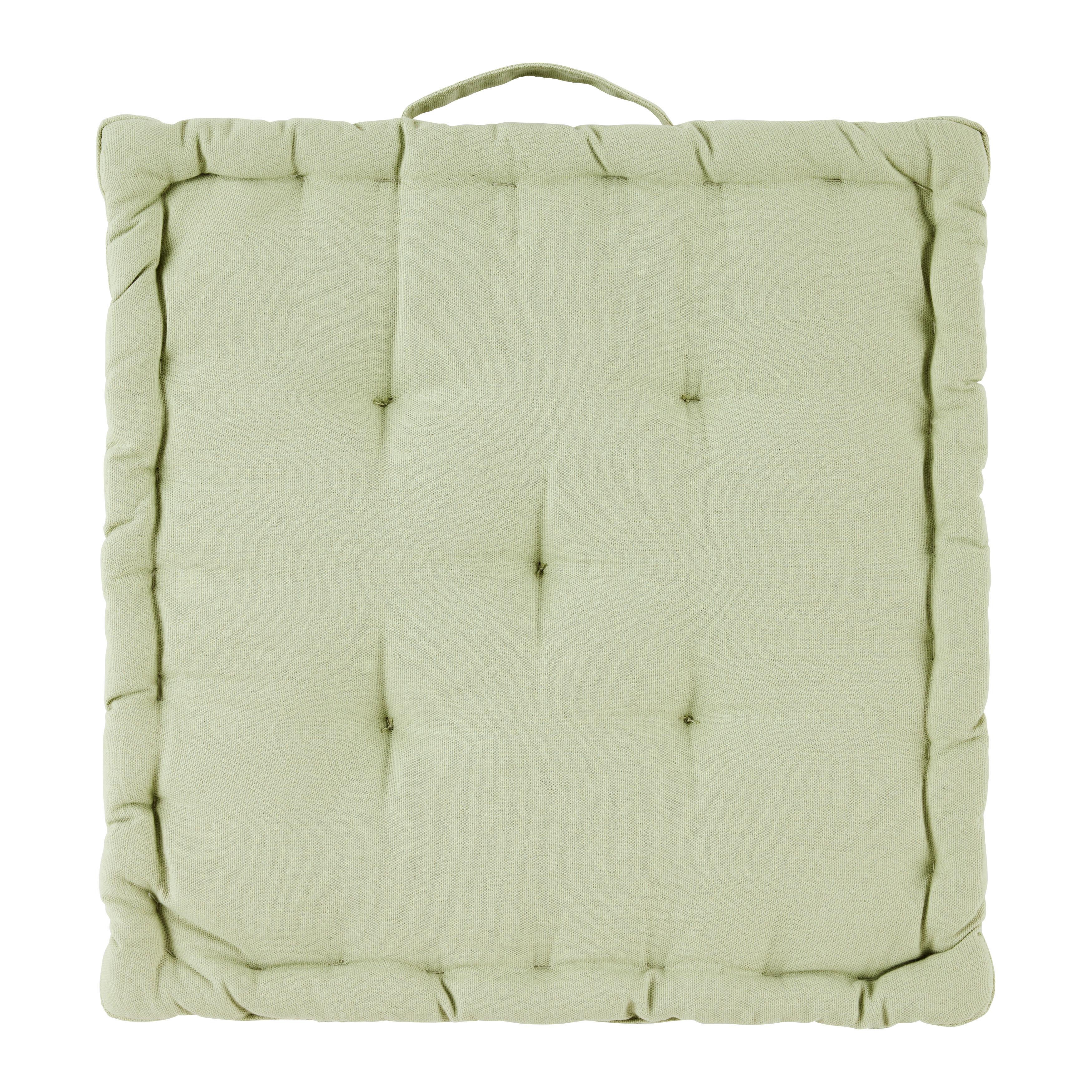 HRUBÝ SEDÁK HUGO - zelená, textil (40/40/6cm) - Mömax