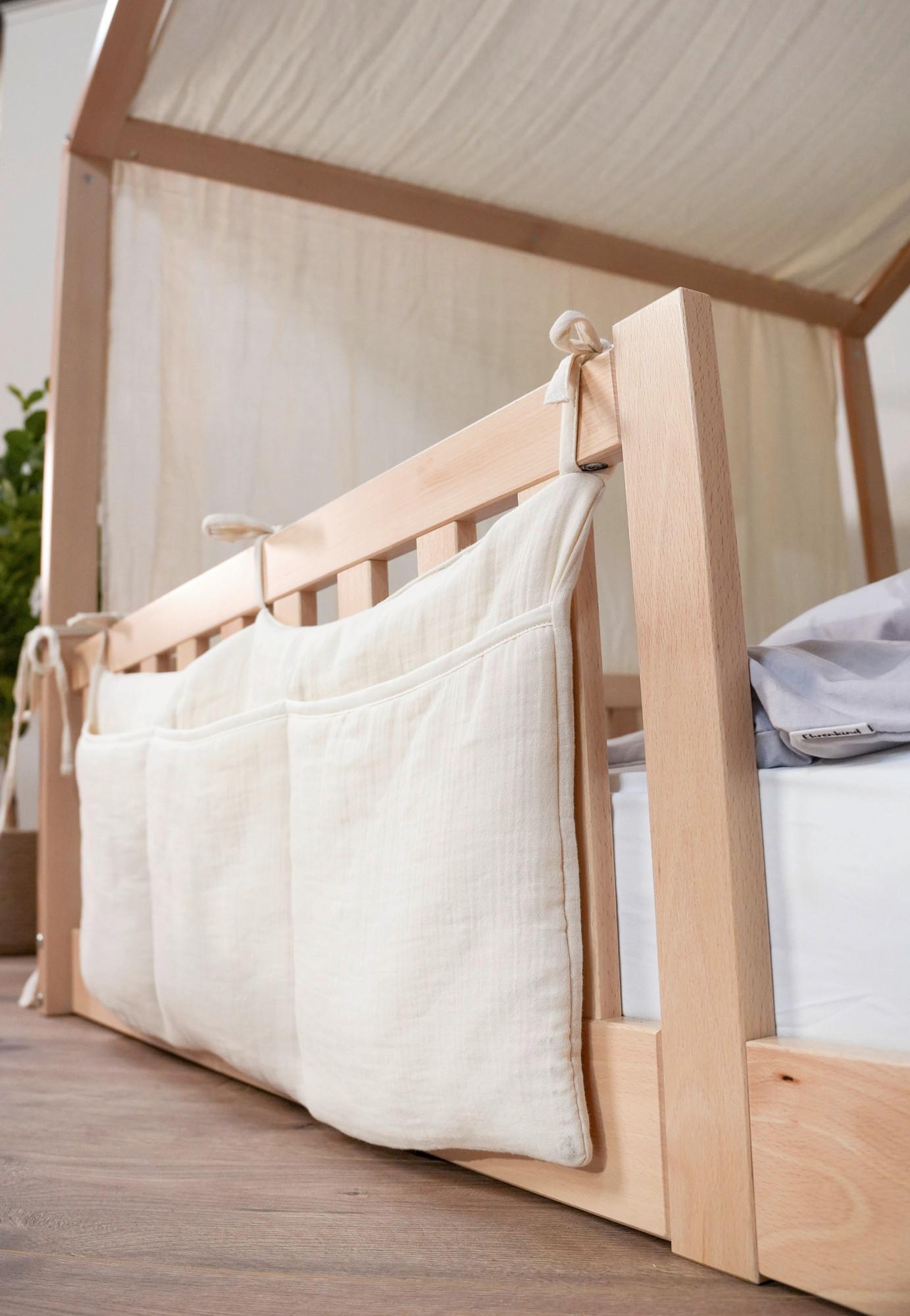 Stauraumnetz Creme, B/l: 20x30cm - Creme, Basics, Textil (40/80cm) - tiSsi