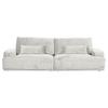 Bigsofa Mezino B: 282 cm Beige Chenille - Beige/Schwarz, KONVENTIONELL, Textil (282/73/115cm) - MID.YOU