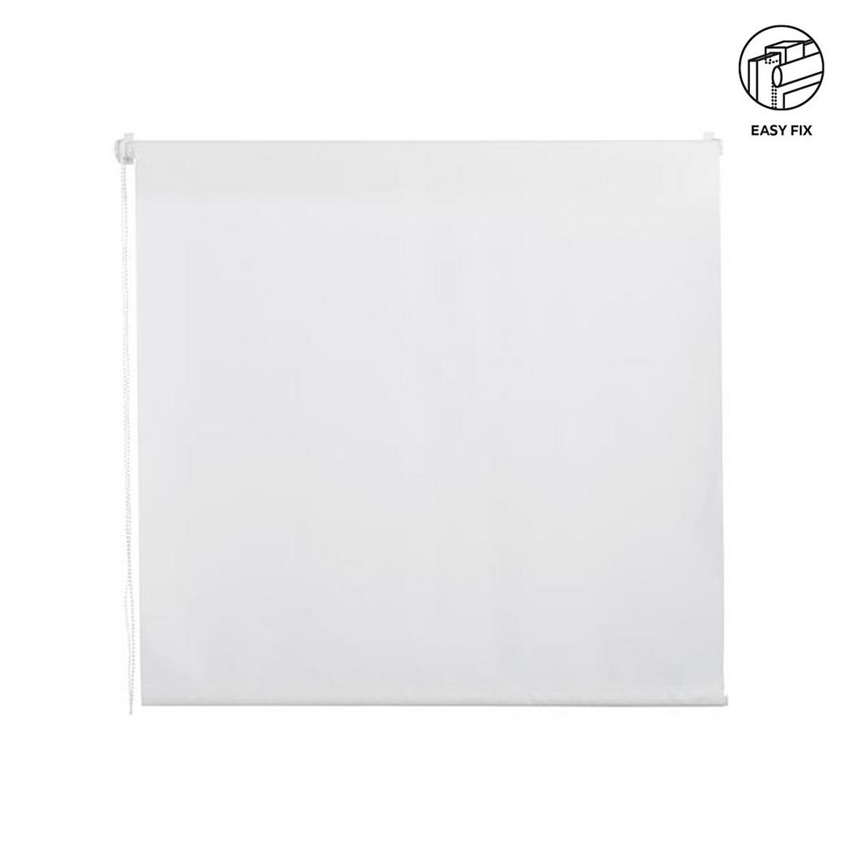 Rollo Win Weiß B: 75 cm - Weiß, Design, Kunststoff/Textil (75/160cm) - Homeware