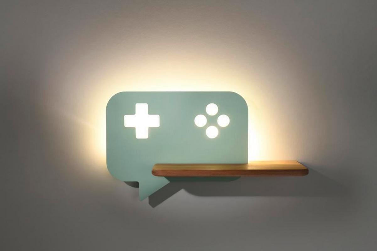 Kinderwandleuchte 21-75680 Console - Mintgrün, Basics, Holz/Holzwerkstoff (36/12/20cm)