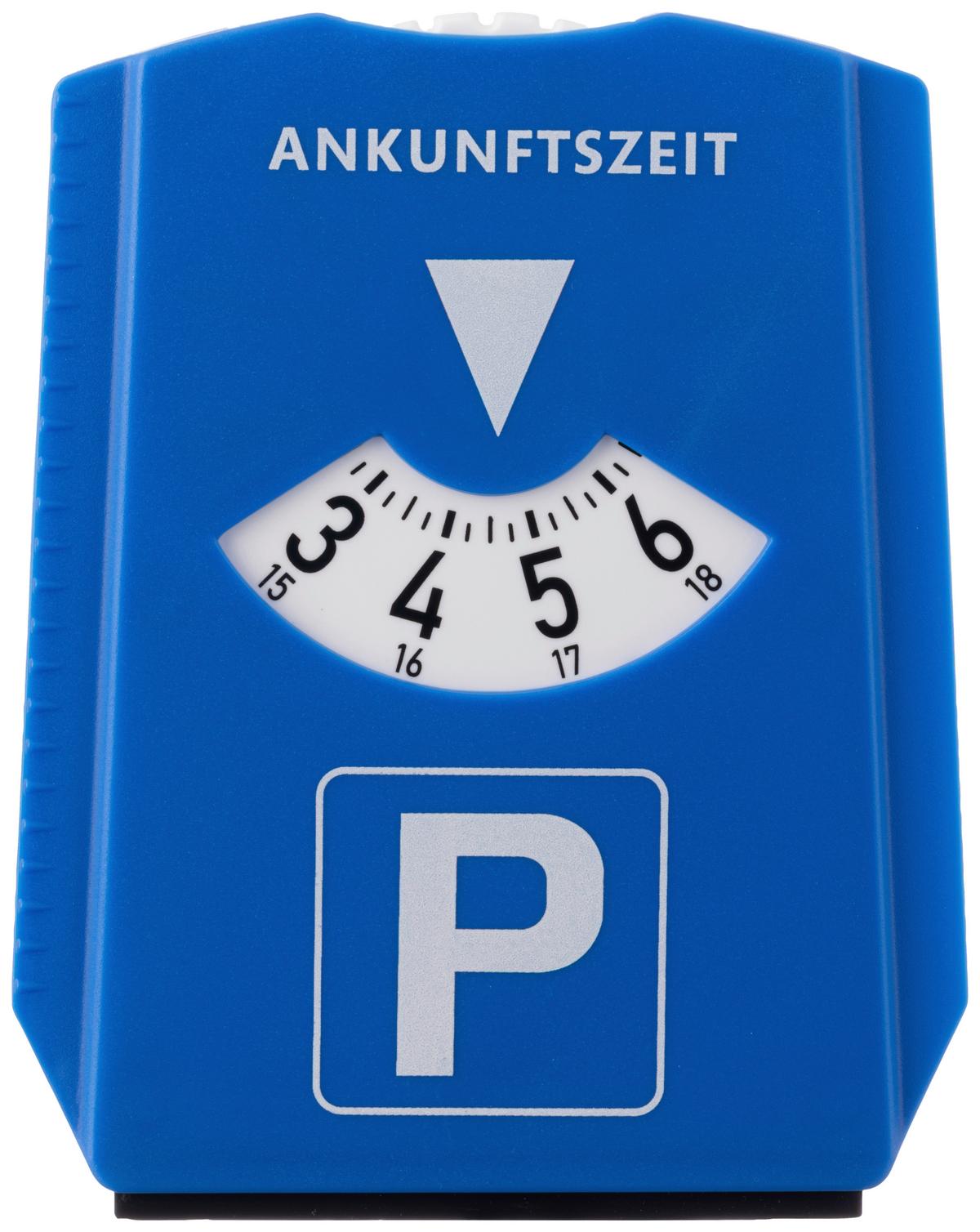 Parkuhr Isabella - Blau/Schwarz, KONVENTIONELL, Kunststoff (12/15/0,8cm) - Ondega
