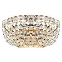 Wandleuchte Basfor - Goldfarben, Basics, Glas/Metall (25,5/12,5cm) - MAYTONI