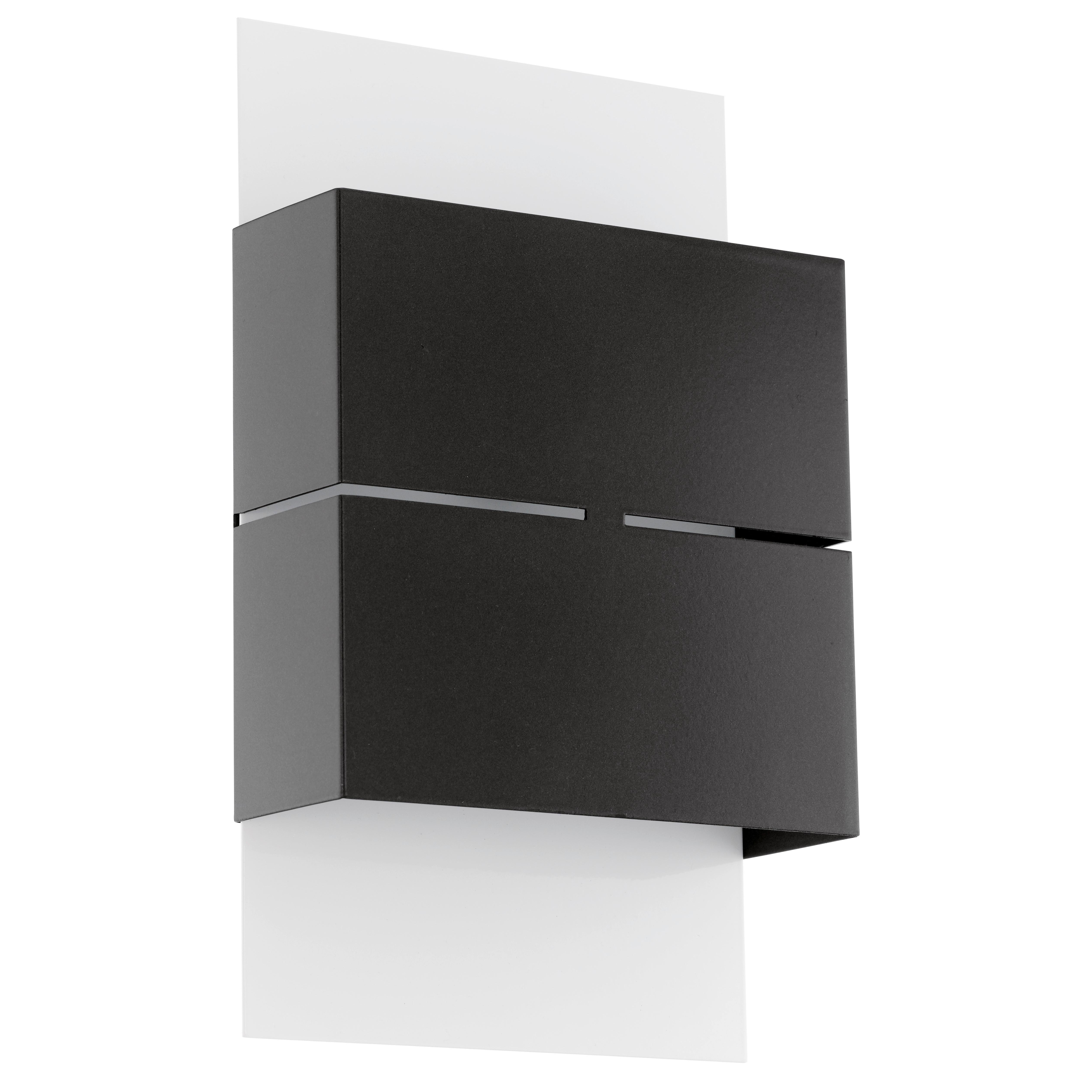 Led Außenleuchte Kibea 2,5 W Stahl Verzinkt, Wandmontage - Anthrazit/Weiß, Design, Metall (15cm) - Eglo