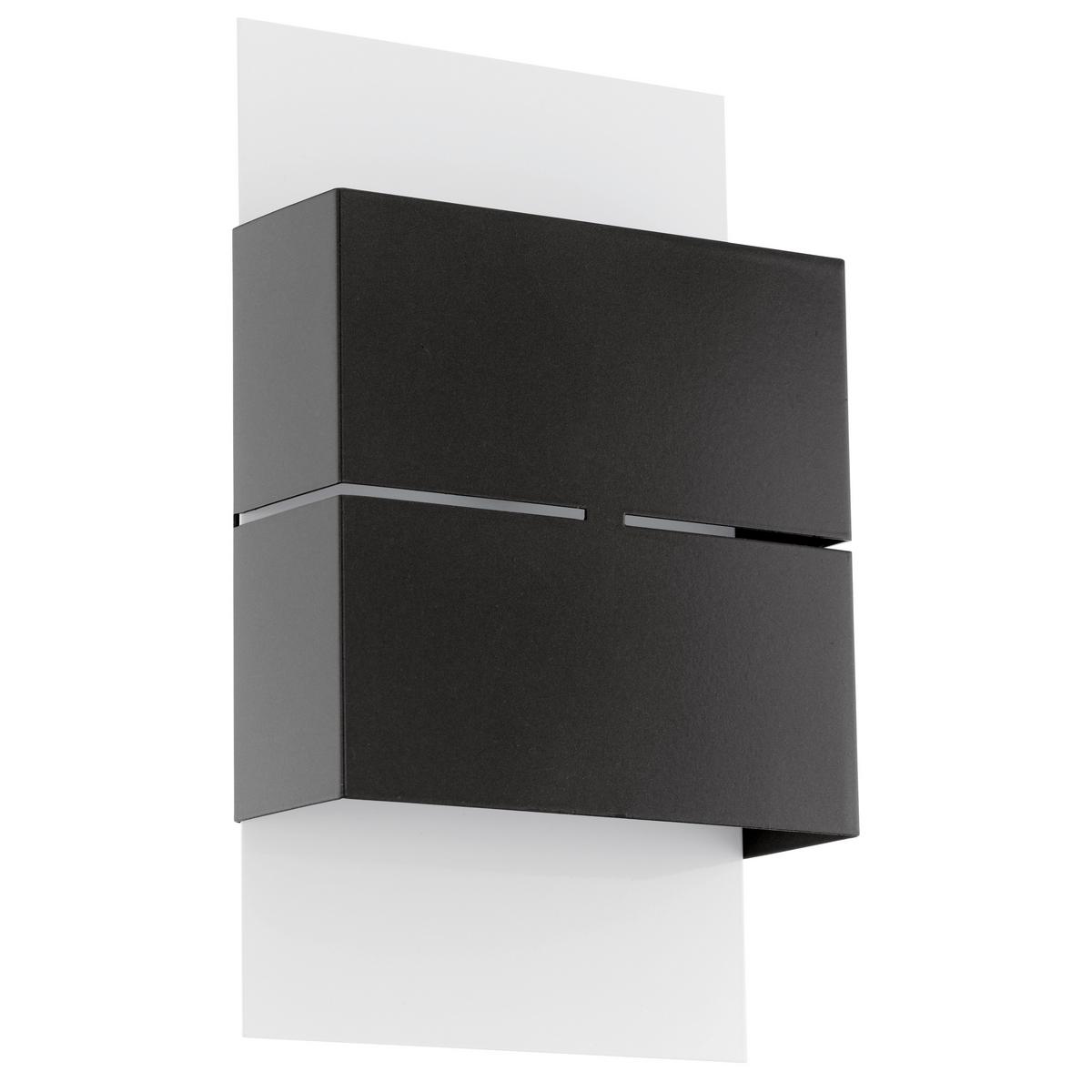 Led Außenleuchte Kibea 2,5 W Stahl Verzinkt, Wandmontage - Anthrazit/Weiß, Design, Metall (15cm) - Eglo