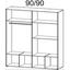 Drehtürenschrank Kemi 181 cm Eiche Riviera - Eichefarben, MODERN, Holzwerkstoff (181/194/53cm) Drehtürenschrank Kemi 181 cm Eiche Riviera - Eichefarben, MODERN, Holzwerkstoff (181/194/53cm)