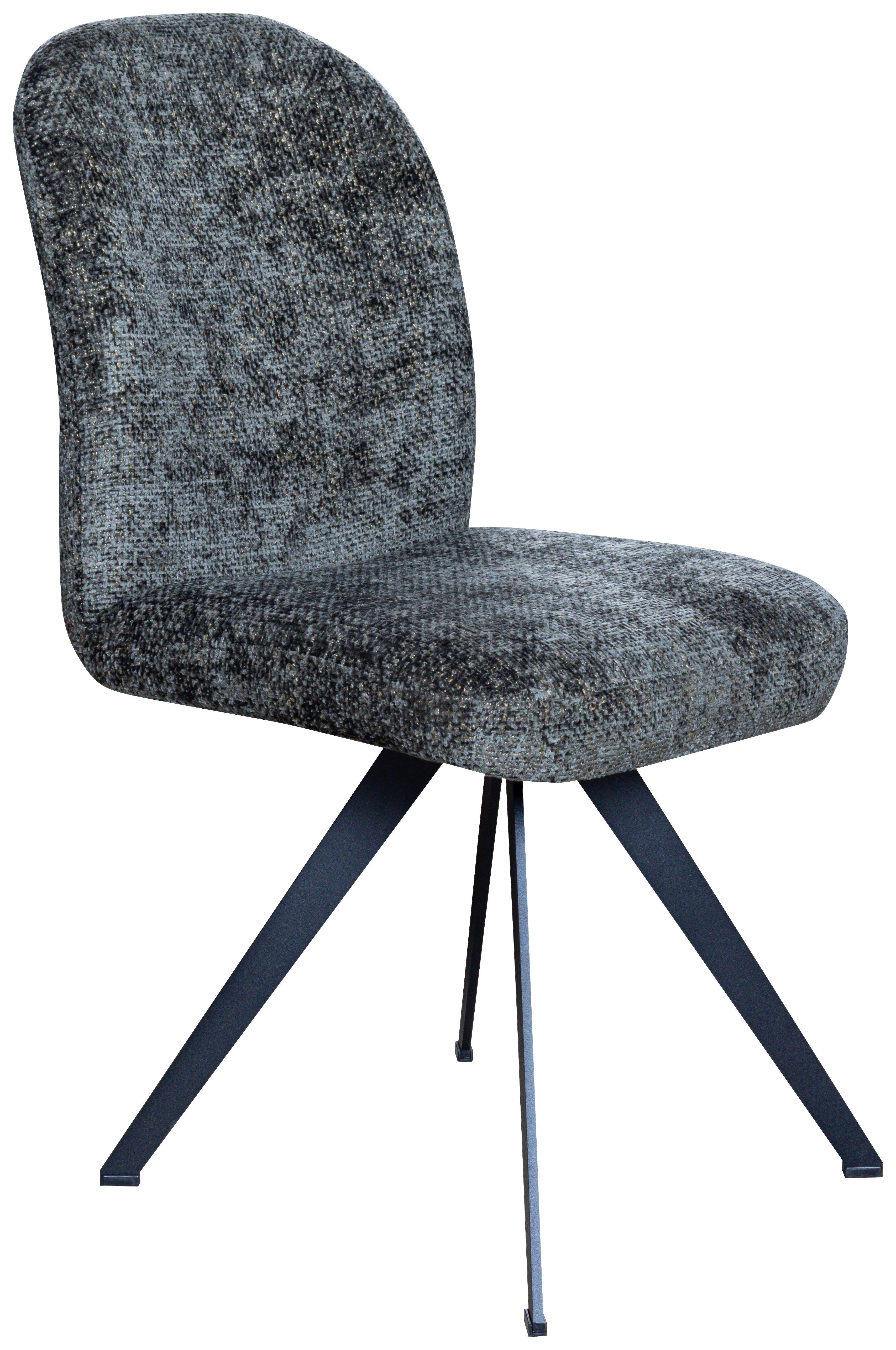 Stuhl Grün Mit Metallbeinen Ulmo 47/91/61 Cm