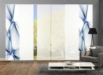 5228051805 - Vorhang mit Paneelwagen Franklin B: 360cm, Blau