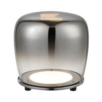 Led-tischleuchte 3167742 Smoky - Chromfarben, Design, Glas/Metall (43cm) - Näve