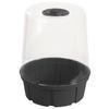 Anzuchtbeet Kunststoff 6 L D: 23,5 Cm - Anthrazit, Basics, Kunststoff (23,5/32,5/23,5cm)