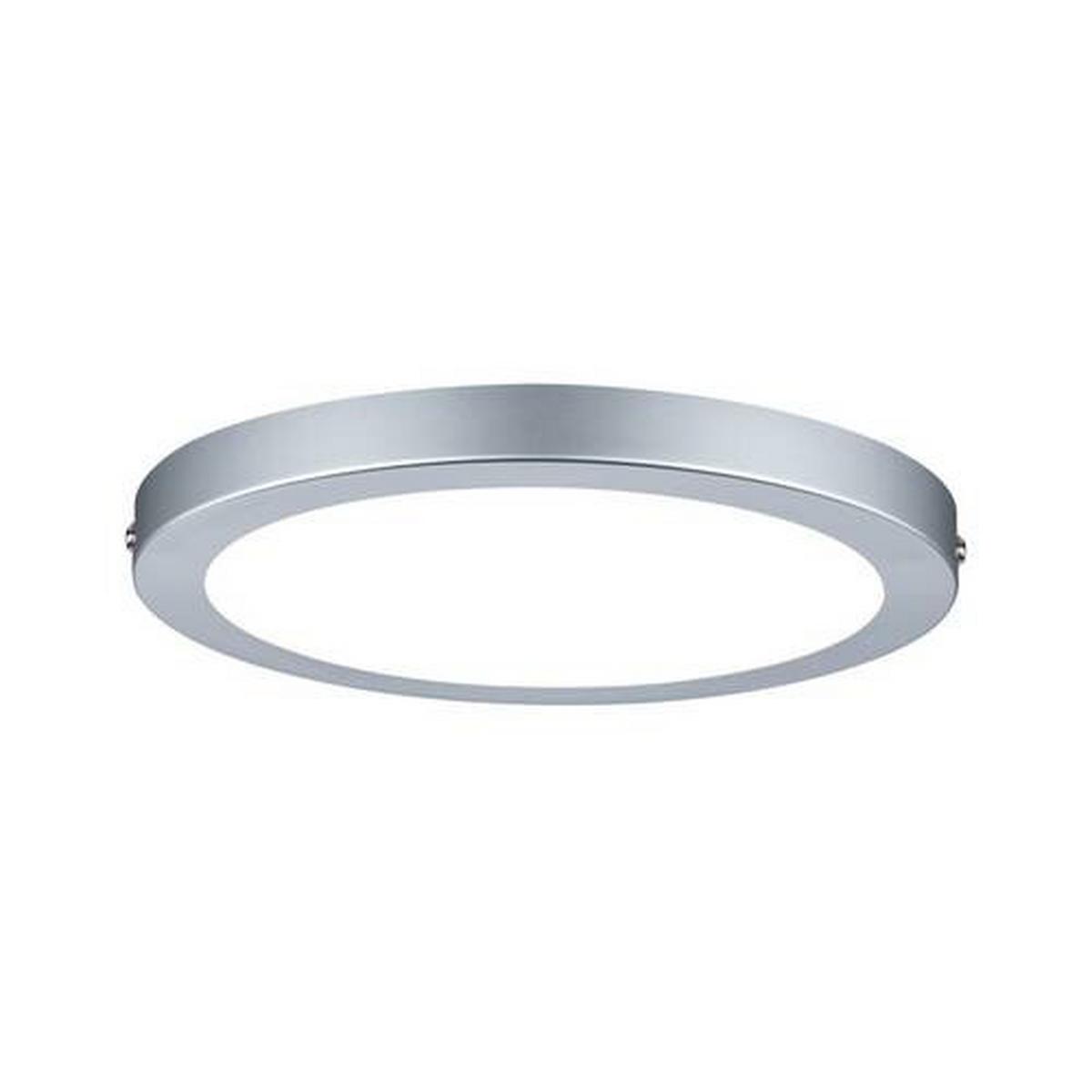 LED-Wandleuchte 1-Flammig Chromfarben Rund - Chromfarben, Basics, Kunststoff (22cm) - Paulmann