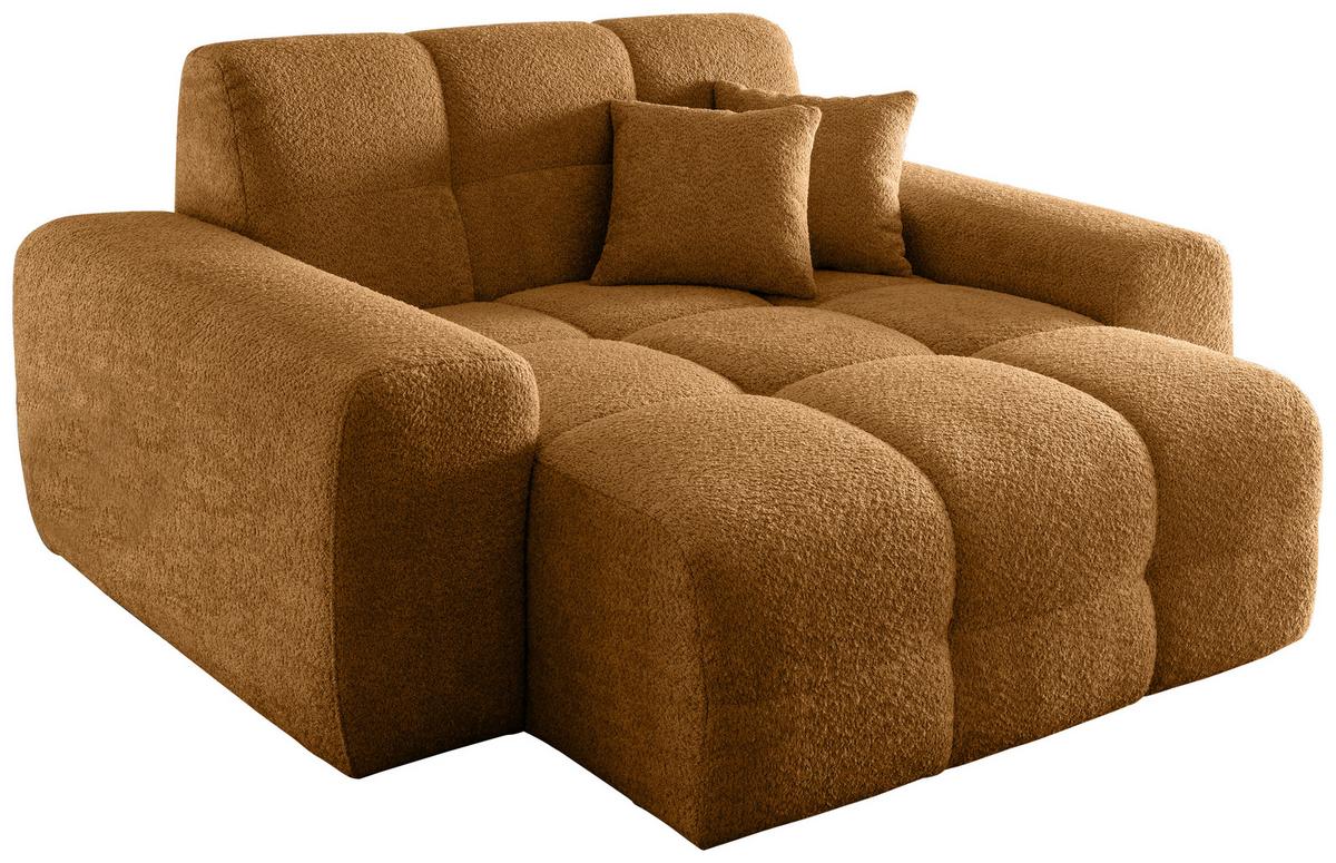 XXL-Sessel Bosco, Goldfarben B: 181 cm - Goldfarben/Schwarz, MODERN, Textil (181/87/155cm) - Livetastic