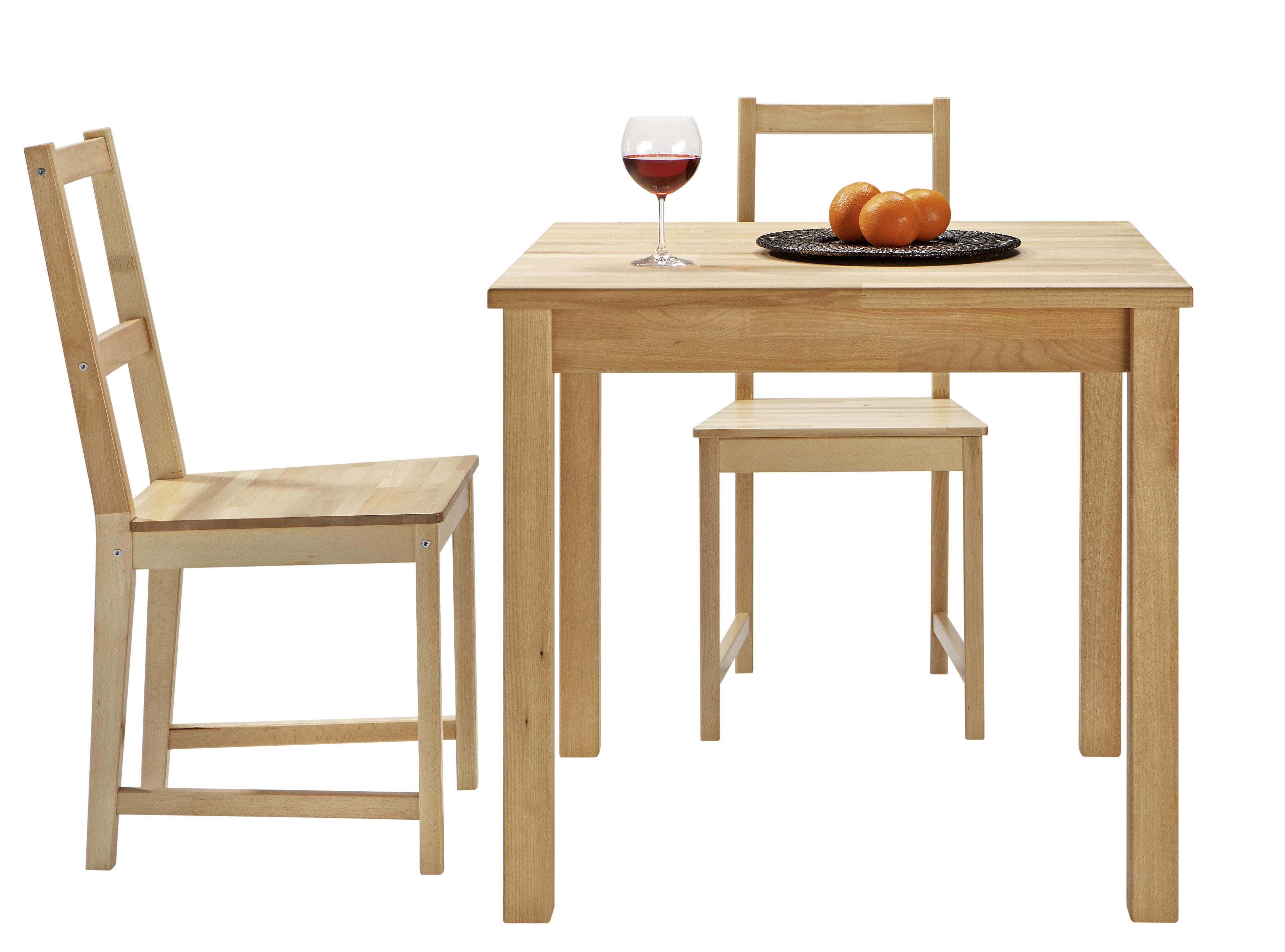 JEDÁLENSKÝ STÔL NEAPEL 80 - farba buka, Konventionell, drevo (80/80/75cm) - Zandiara