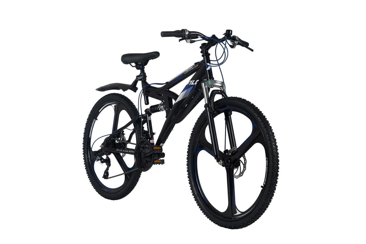 WYLD Mountainbike Fully Bliss schwarz/Blau 26'' - Schwarz, LIFESTYLE, Metall (25/140/60cm)