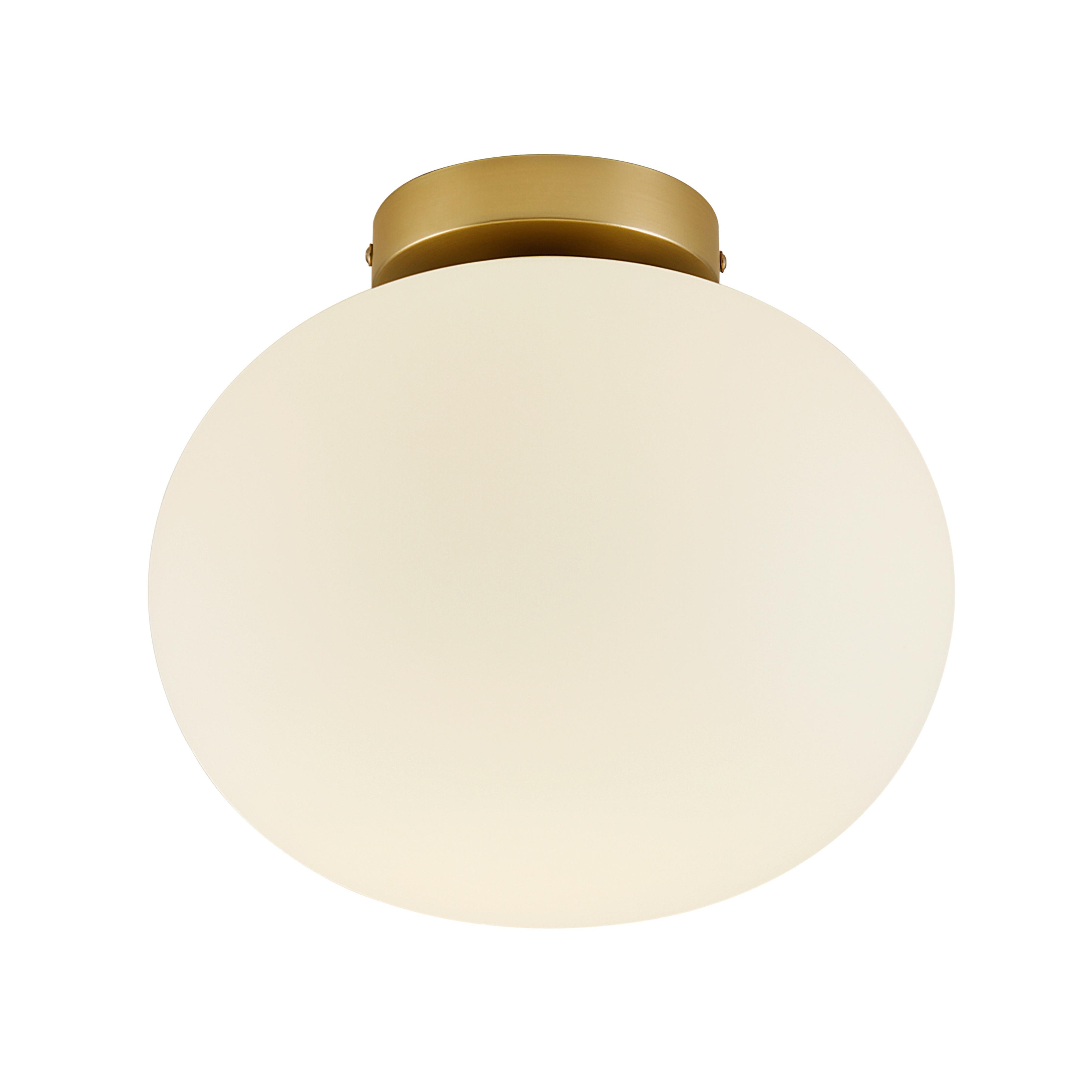 Deckenleuchte Alton Messingfarben D: 27,5 Cm - Messingfarben, Basics, Glas/Metall (27,5/24cm) - Nordlux