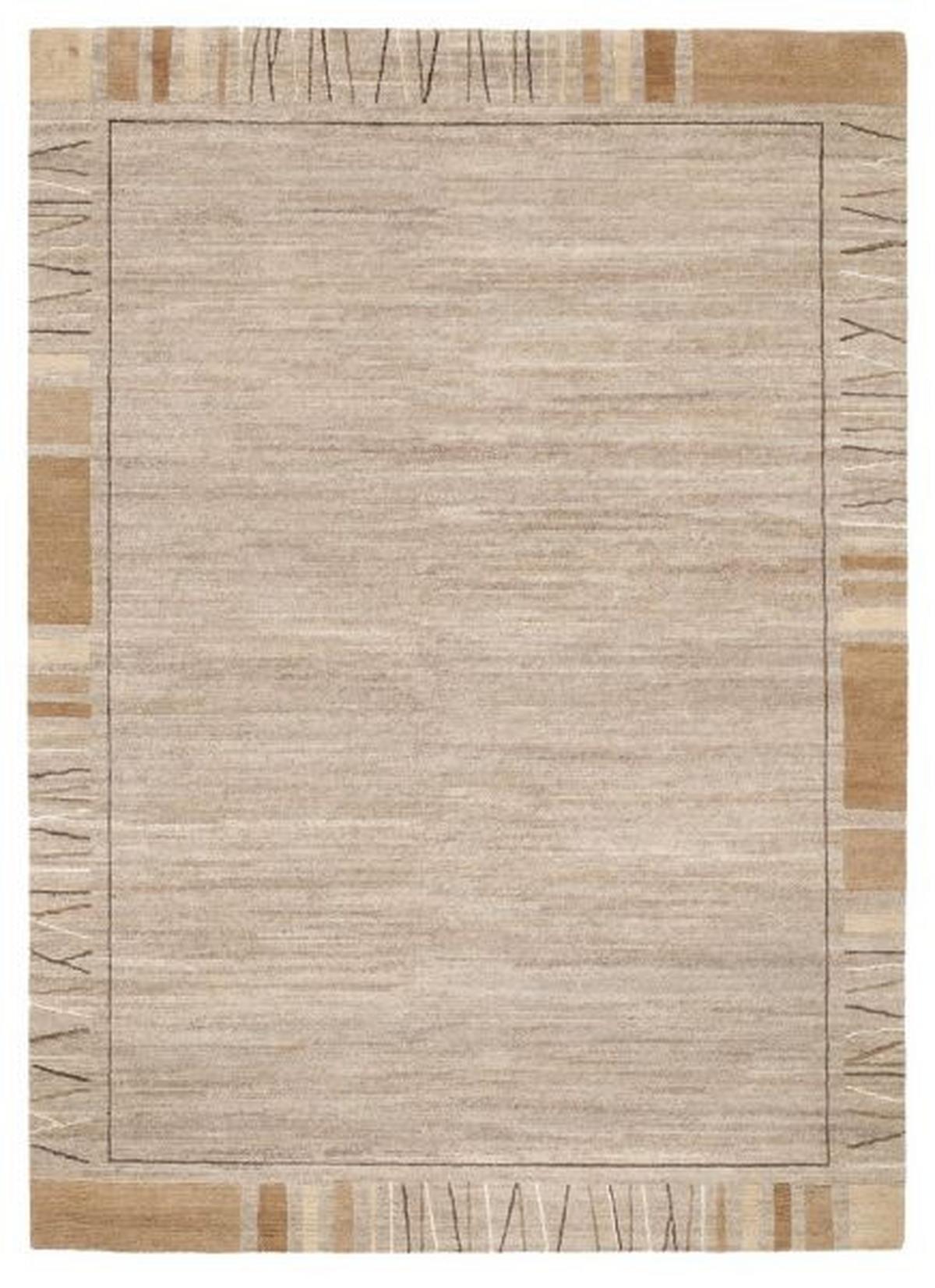Orientteppichteppich Sena Silk Mata Naturfarben 90x160 cm - Naturfarben, Basics, Textil (90/160cm) - Cazaris
