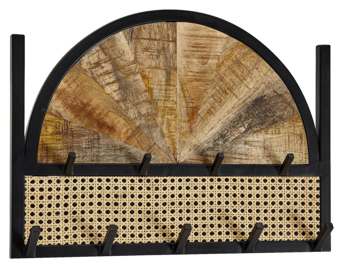 Wandgarderobe Wohnling Braun B: 53 cm - Braun, MODERN, Holz (53/40/7,5cm) - MID.YOU