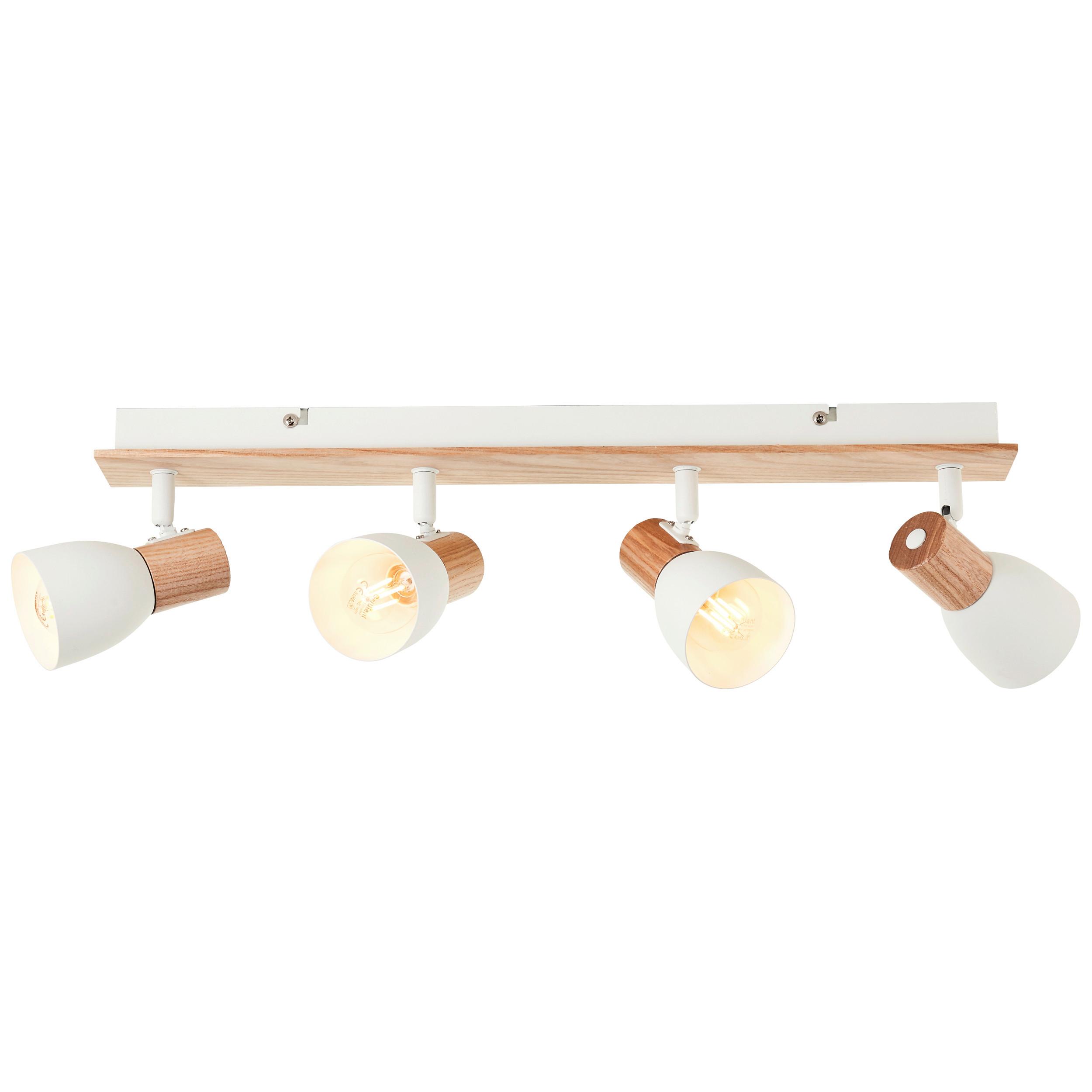 Strahler 99867/75 Daintree - Naturfarben/Weiß, Basics, Holz/Metall (52/7cm) - Brilliant