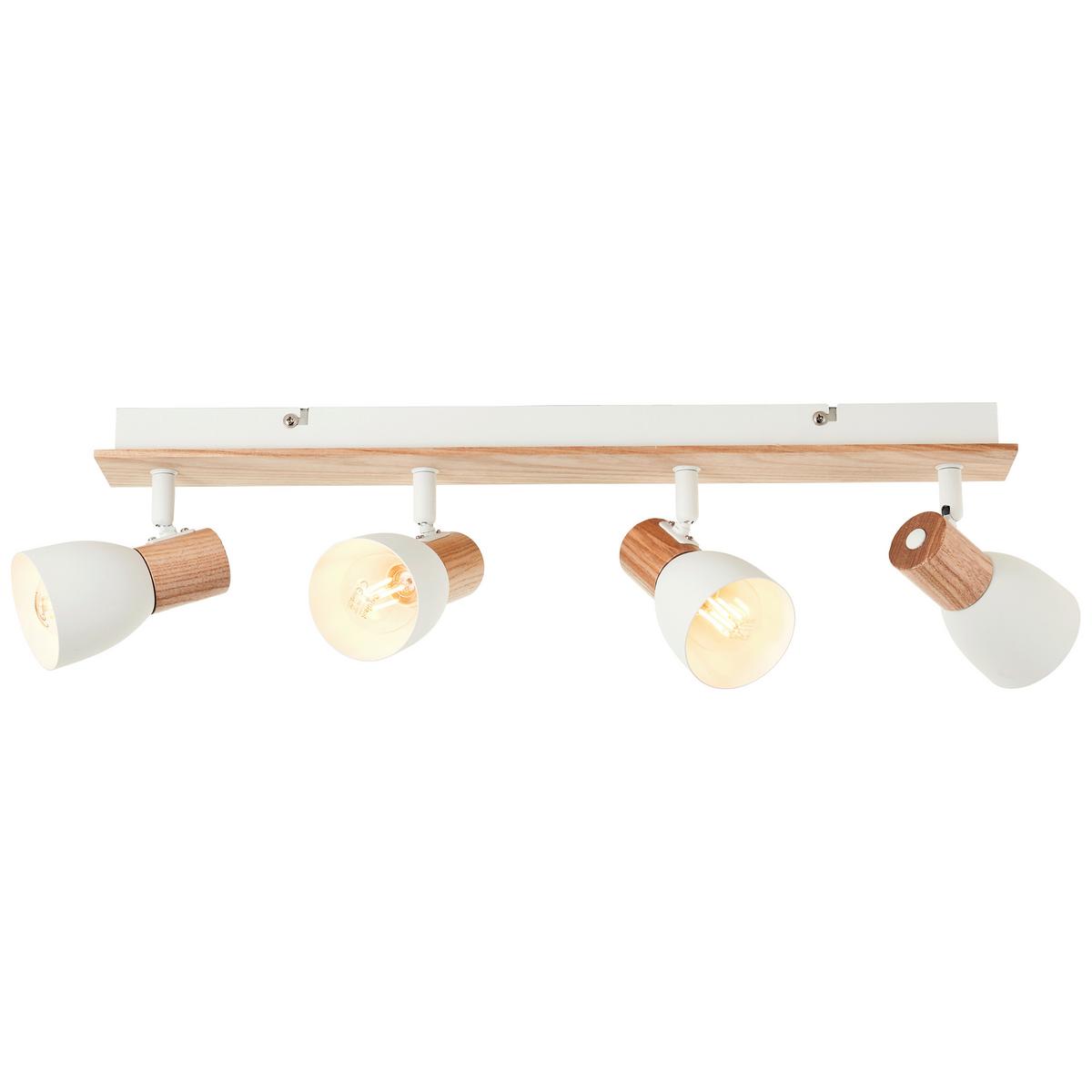 Strahler 99867/75 Daintree - Naturfarben/Weiß, Basics, Holz/Metall (52/7cm) - Brilliant