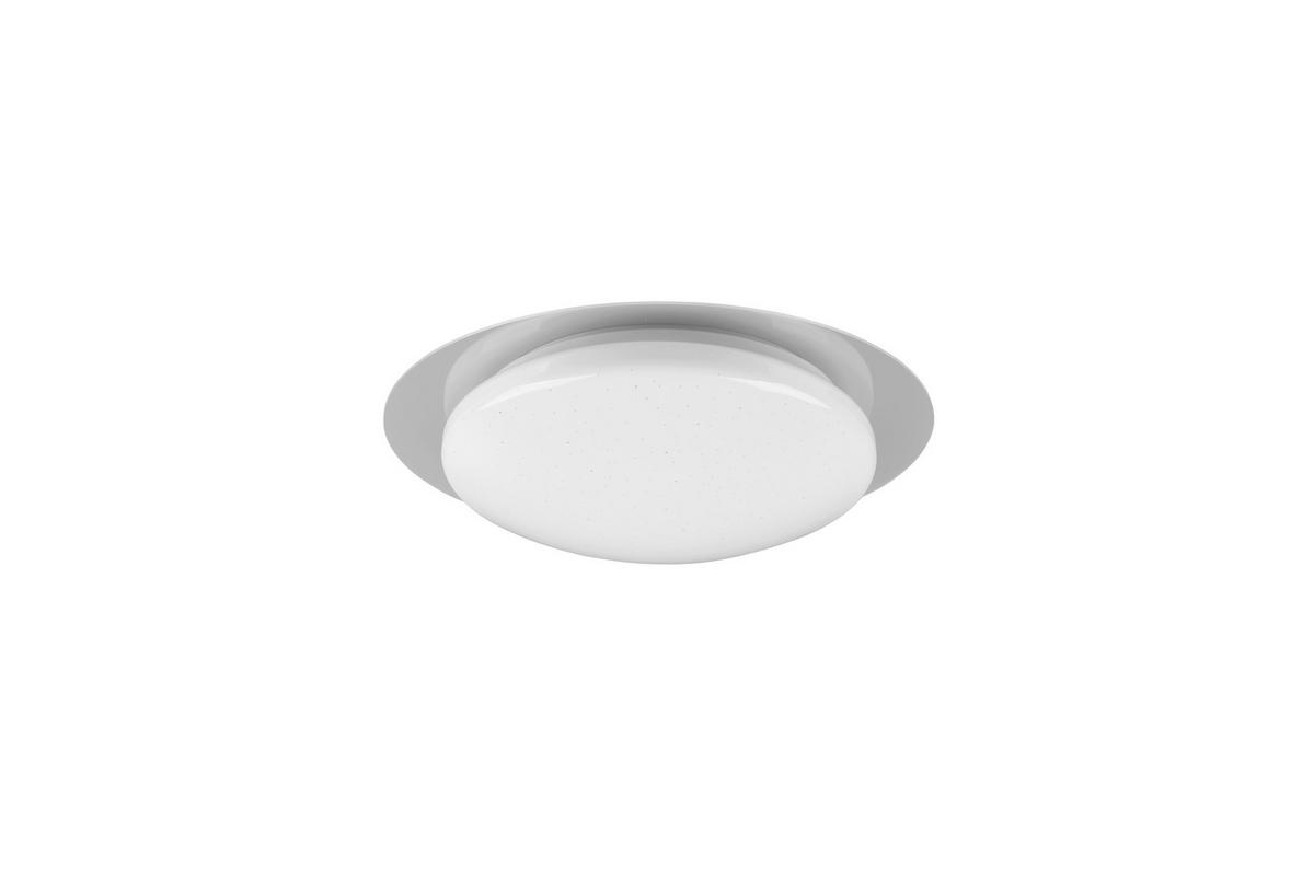LED-Deckenleuchte Ø 35 cm Mit Farbwechsler und Fernbedienung - Weiß, Basics, Kunststoff (35/8,7cm) - Trio Leuchten